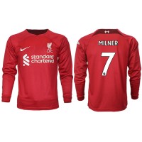 Liverpool James Milner #7 Fußballbekleidung Heimtrikot 2022-23 Langarm
